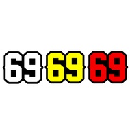 69 BIKERS STICKER, BIKE STICKER,STICKER MOTOR, STICKER RACING,RIDER. STICKER MOTO, BIKER