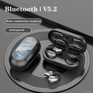 2023 NEW TWS Wireless Bone Conduction Earphones Bluetooth 5.2 Earring Wireless Headphones Sports Headsets Ear Hook with Mic