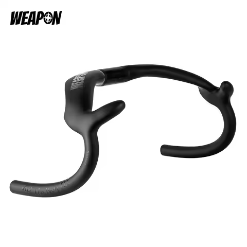 T1 Carbon Integrated Handlebar Fixie Bike Carbon Drop Bar One Piece Carbon Cockpit Aero Handlebar (Φ