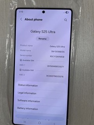 Samsung S25 ultra 256GB
