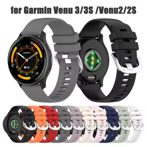 Silicone Strap For Garmin Venu 3/3S Sport Strap Smart watch Bracelet For Garmin Venu 2/2s/Vivoactive