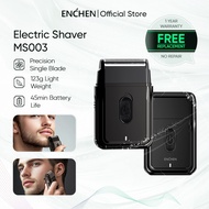 Enchen MS003 Mesin Cukur Janggut Mini Electric Shaver Portable Foil Shaver With Pop-up Sideburn Trim