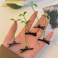 Wilburtay Cute Artificial Bean Sprout Hair Clip