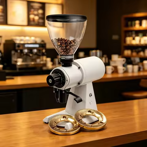 Commercial Coffee Grinder fix for EK43S Mahlkonig Turkish Espresso 98mm Titanium plating flat burr