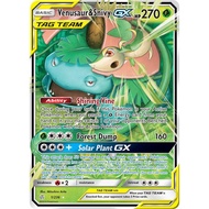 Pokemon Card Venusaur & Snivy GX TAG TEAM