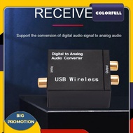 [Colorfull.sg] 192KHz DAC Converter Bluetooth-compatible Optical Fiber for Amp Receiver Speaker