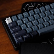 Clone GMK Apollo Keycap สีดำสีเทา170คีย์โปรไฟล์เชอร์รี่ PBT ยิงคู่สำหรับสวิตช์ MX เชอร์รี่คีย์บอร์ดแ