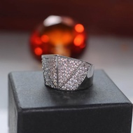 Personalized large stone ring - N81 + N79