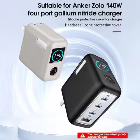 Silicone Case For Anker Zolo 140W Power Bank Protective Case Portable Travel Shockproof Waterproof C