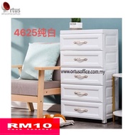 RW*Limited Offer* 5 Tier Plastic Drawer Cabinet / Plastic Cabinet / Storage Cabinet