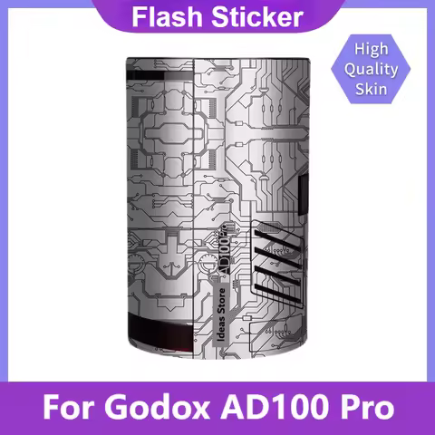 For Godox AD100Pro Decal Skin Vinyl Wrap Film Strobe Light Pocket Flash Protective Sticker Protector