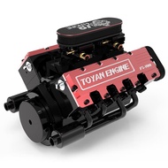 MAYS 8 Cylinder Engine Kit Mini V8 Model, TOYAN HOWIN FS-V800 1/10 Four-Stroke Water-Cooled Nitro Mo