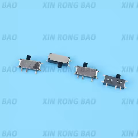100pcs 7 Pin Mini Slide Switch On-off 2position Micro Slide Toggle Switch Miniature Horizontal Slide