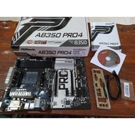 Asrock AB350 Pro4 mainboard socket AM4 support Ryzen 9series