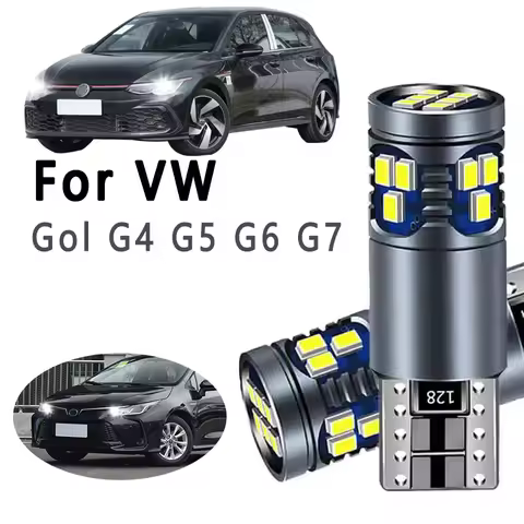 2Pcs T10 Car LED Bulb Car Interior Parking Lamp For Volkswagen VW Gol G3 G4 G5 G6 G7 Clearance Light