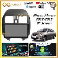 Nissan Almera 2012-2015 Big Screen 9" Plug and Play OEM Android Player Car Stereo With WIFI Video Player/TouchScreen