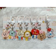B&B BT21 Characters Korean Keychain Flatback Clear