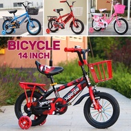 BICYCLE 14 INCH Children's Bicycle Kids Bicycle Cycling Road Bike Basikal Kanak-kanak
