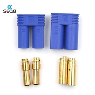 [SEQ8] 1 Set Male Female RC EC5 Banana Connector 5.0mm Gold Bullet Plug new