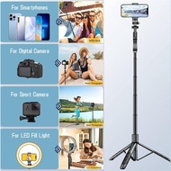 L18 1.8m 3in1 Selfie Stick Tripod with Fill Light Bluetooth Wireless Remote Self-timer Phone Portabl