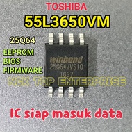 TOSHIBA 55L3650VM IC 25Q64 EEPROM / BIOS / FIRMWARE 55L3650