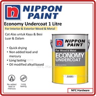 NIPPON PAINT Economy Undercoat 1 Litre (Cat Alas Besi & Kayu)
