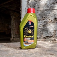 Caltex Havoline Semi _Synthenic 10w40 (1000ml) transmission lubricant. 1 liter bottle