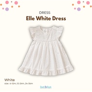 KATUN Duck Duck Dress White Baby Girl 6-36 Months Cotton (Elle White Dress)