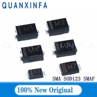 100PCS 1N4007 M7 SMA 1N4002 M2 1N4004 M4 1N4001 M1 1N4007W A7 SOD123FL M7F Schottky Diode in stock W