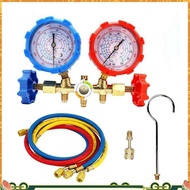 R410A 3 Way AC Diagnostic Manifold Gauge Set Replacement Accessories Fit for Freon Charging Fits R-4