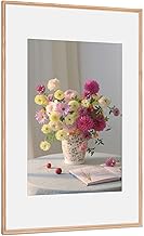 HOHIYO A1 Wooden Picture Frame, Poster Frame, Puzzle Frame A1 (59.4 x 84.1 cm) (Natural Oak, A2 (42 