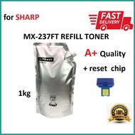 ❂ ⭐ High quality 1kg refill toner for Sharp MX-237FT MX237FT MX 237FT with reset chip