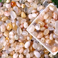 Cherry Blossom Agate Rough Stone Rain Flower Pure Natural Cobblestone Pot Fish Tank Landscaping Gard