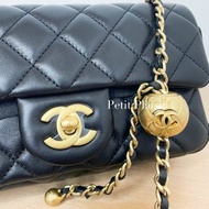 Chanel mini flap bag 金球20