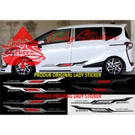 Cutting sticker car sienta sticker car toyota sienta sticker
