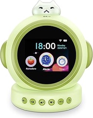 AI Kids Alarm Clock with ChatGPT - Smart Voice Control Alarm Clock for Toddlers, Ok-to-Wake Sleep Tr