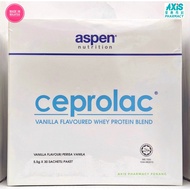 ASPEN NUTRITION CEPROLAC VANILLA FALVOURED WHEY PROTEIN BLEND 5.5g x 30’s (Exp 08/2026)
