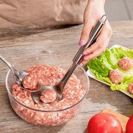 Meatball Spoon, Sprouter, Wooden Fork with Hook 88356 Kimanh Store88