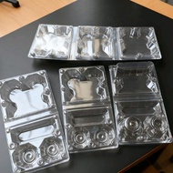 2 PET EGG TRAY ALREADY HAS A LOCK/ BUTTON CONTAINER 2 EGGS
