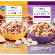 Granola &amp; Muesli Tesco Tropical Fruits1kg / Fruit &amp; Nut 1kg