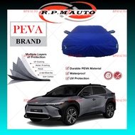 BZ4X High-Quality Protection Car Cover Waterproof Sun-proof apple-Blue Selimut Kereta Bz4x penutup kereta Toyota bz4x