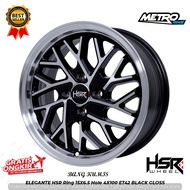 velg racing model bbs hsr elegant ring 15 cocok untuk mobil brio jazz agya sigra cayla-metro rims