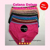 FEMA L Women's Panties – Super Soft Material, Comfortable to Wear, Non-Stretching, Elegant Color,/ B