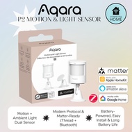 Aqara Motion & Light Sensor P2 Thread/Matter Smart Sensor Motion Light Battery Powered Homekit
