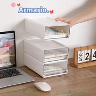 ARMARIO Desktop Storage Box, Portable Stack Combination Office File Storage Box, Fashion Drawer Type