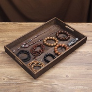 Jewelry Jewelry Earring Display Rack Rack Household Storage Shelf Bead Tray Solid Wood Play Jewelry 