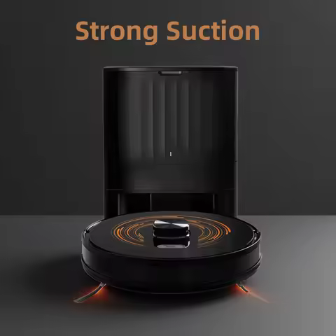 Robot Vacuum Cleaner ABIR K30,Auto-empty Dock,UV Spot Cleaning,6500PA Suction,Multi-floor Map,Custom