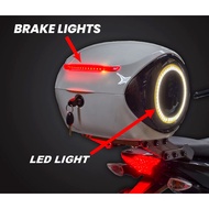 Alien Top Box Siput LED Motor Box Motor 35L Black Grey White Y15 Y16 Rsx Alien Series Bulat Inner