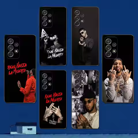 Rapper A-Anuel A-AA Hot Phone Case For Samsung S22,S21,S20,S10,S9,S25,S24,S23,Ultra,FE,Plus,Lite,Sof