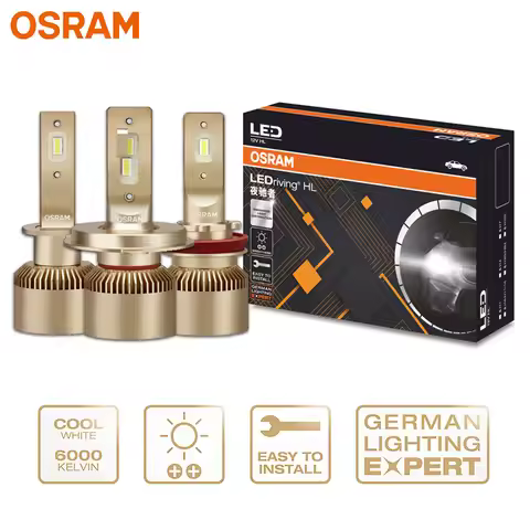 OSRAM LED H1 H4 H7 H8 H11 H16 HB3 HB4 HIR2 9005 9006 9012 Head Light YCZ 25W 6000K White LEDriving L